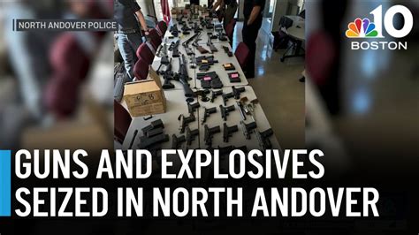 firearm explosive office|Explosives, large gun arsenal found in North Andover raid of.